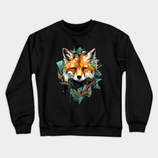 Red Fox Animal World Predator Wild Nature Wilderness Crewneck Sweatshirt